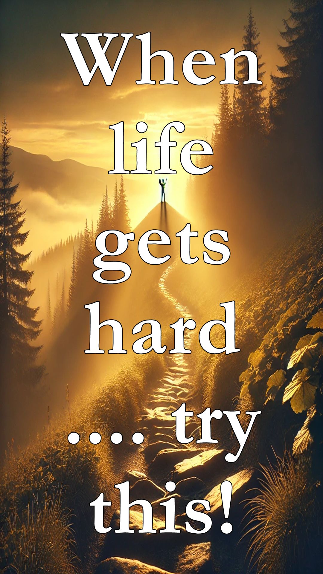 When life gets hard – try this